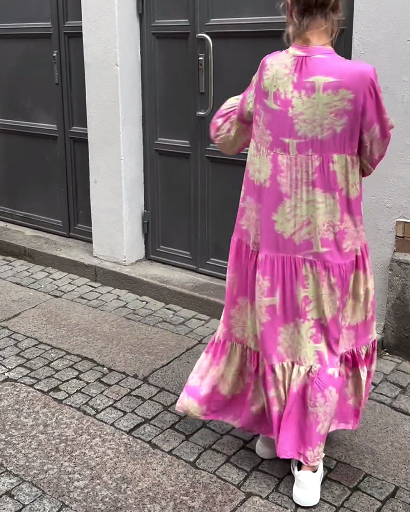 Margaret™ | Langes Blumenkleid