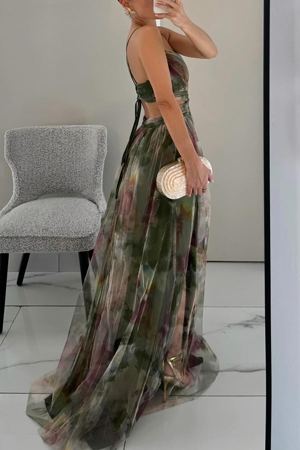 Penelope™ | Bezauberndes Maxikleid mit Blumendruck