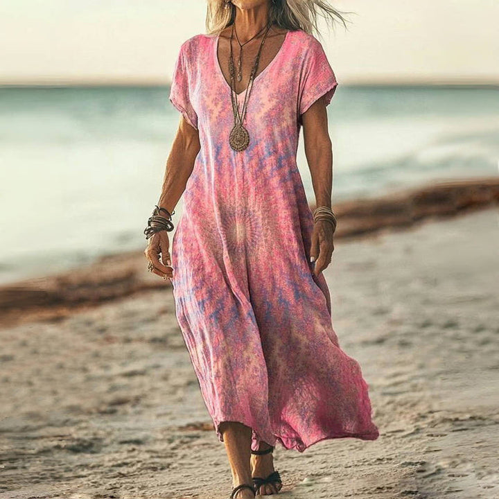 Farrah™ | Vintage-Kleid mit Farbverlauf