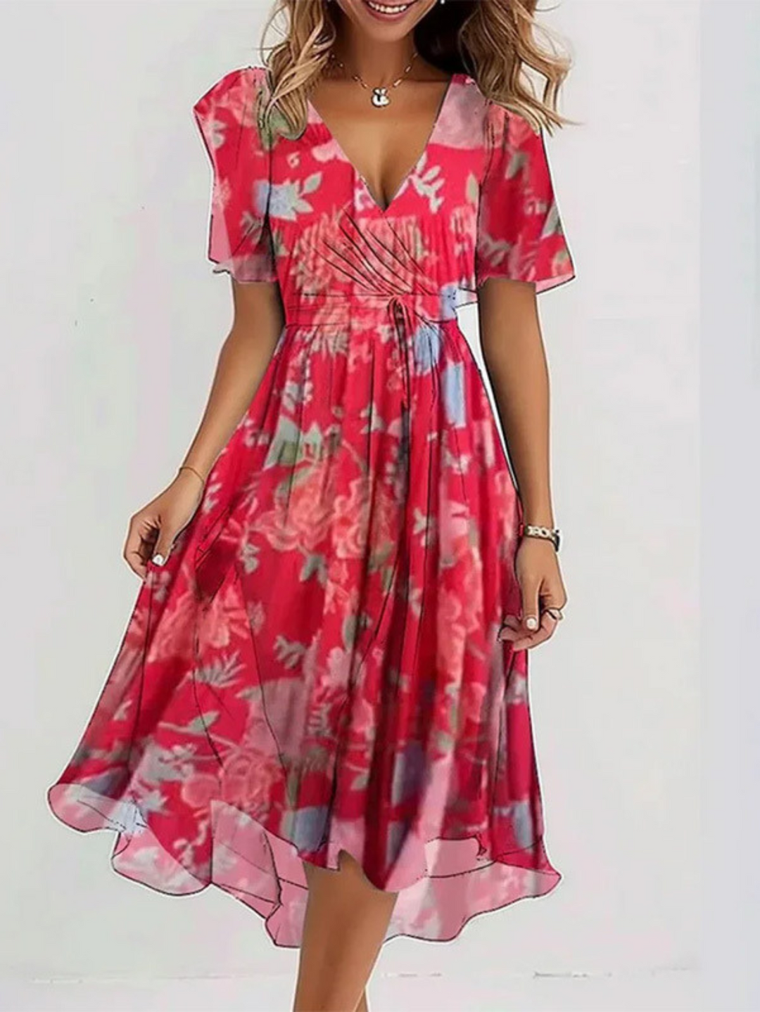 Alexa™ | Lässiges Boho-Kleid mit Farbverlauf