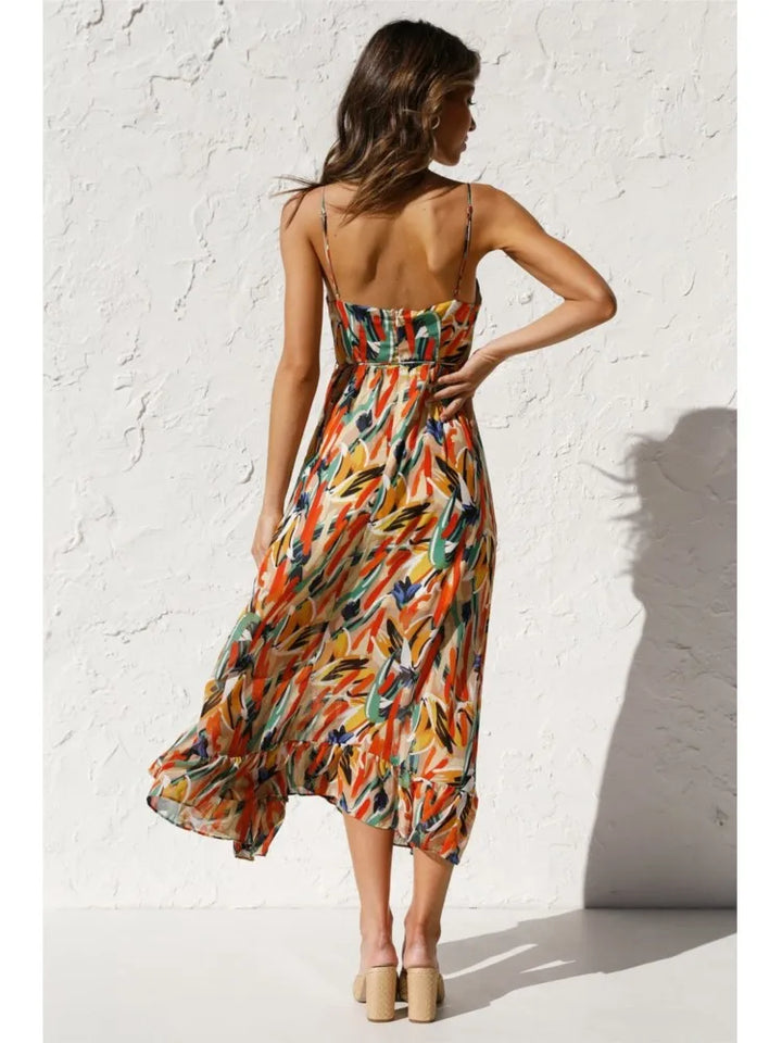 Veronika™ | Buntes Midikleid