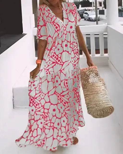 Erika™ | Lässiges geblümtes Sommerkleid