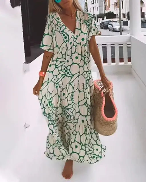 Erika™ | Lässiges geblümtes Sommerkleid