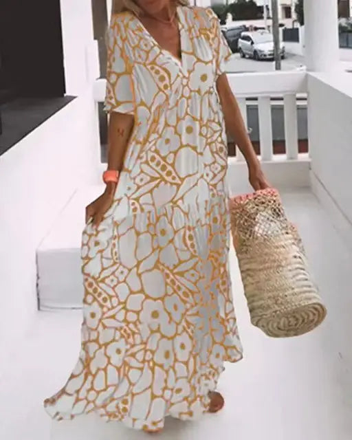 Erika™ | Lässiges geblümtes Sommerkleid