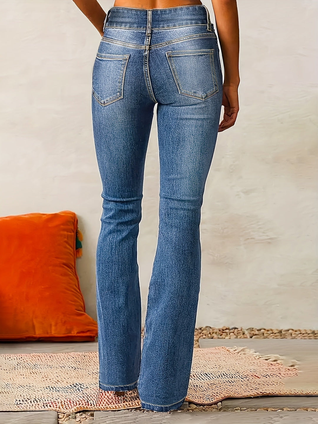 Melanie™ | Hochtaillierte Flared-Jeans