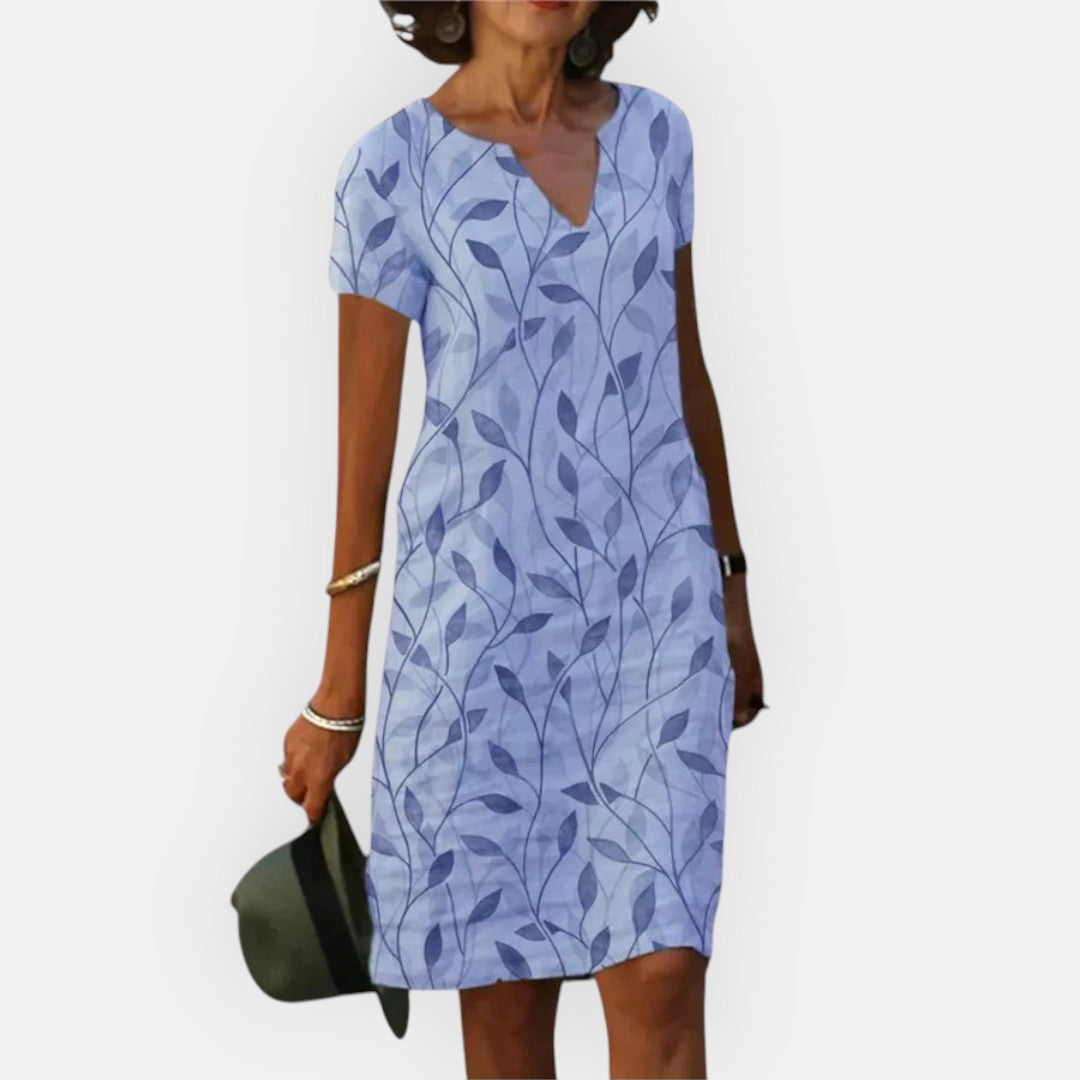 Carol™ | Lässiges Kleid mit V-Ausschnitt