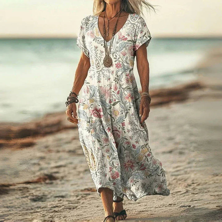 Farrah™ | Vintage-Kleid mit Farbverlauf