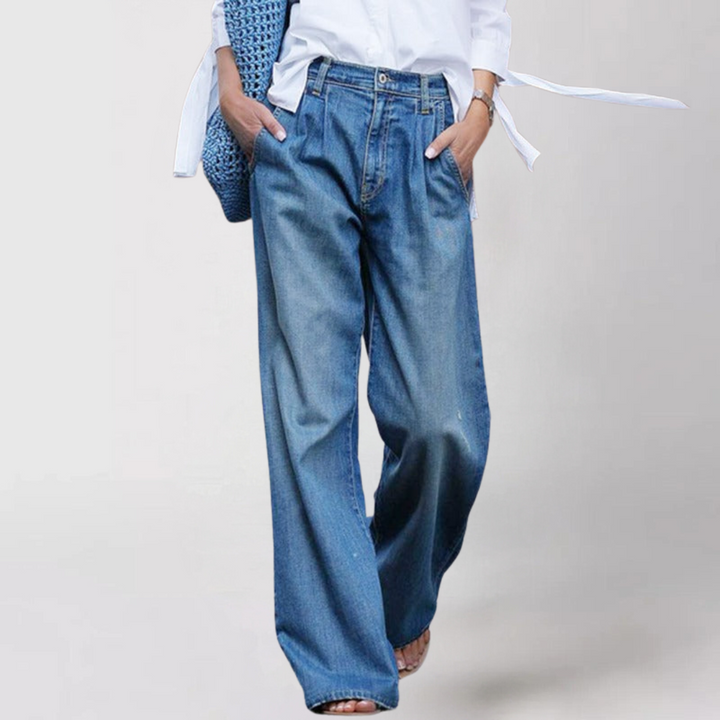 Sybille™ | Komfortable Weit geschnittene Damen Jeans