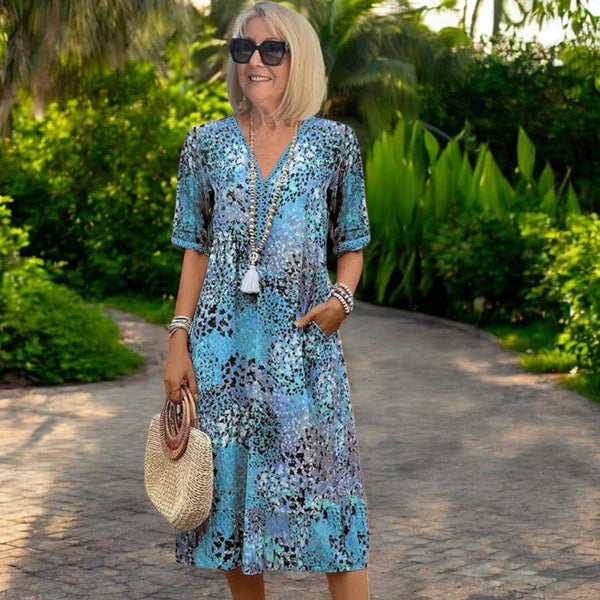 Ella™ | Fließendes Boho-Kleid