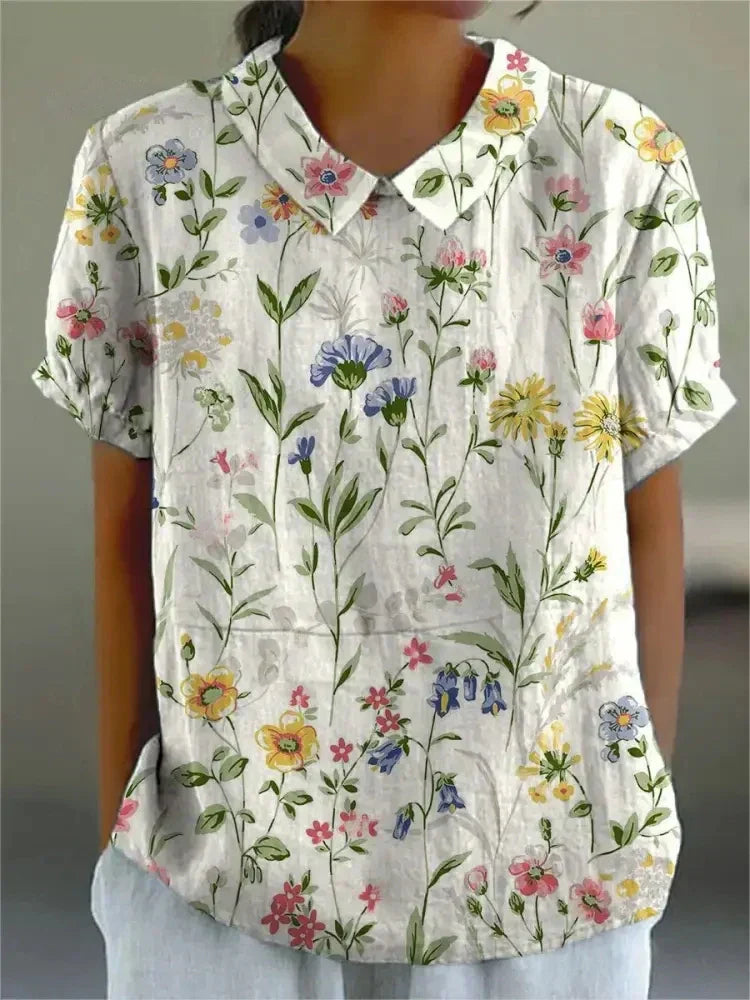 Ariella™ | Blumenhemd für Damen