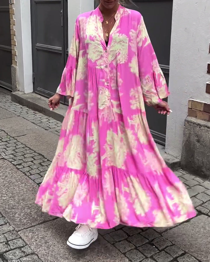 Margaret™ | Langes Blumenkleid