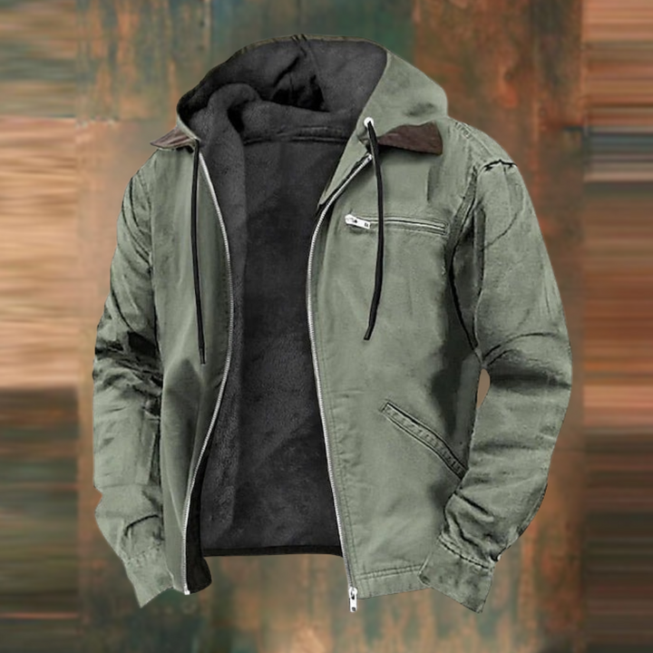 Matthias™ | Jacke mit Reißverschluss und Kapuze
