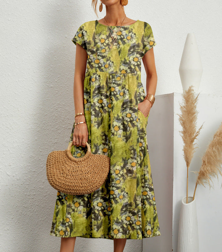 Nadine™ | Midikleid mit Blumenmuster