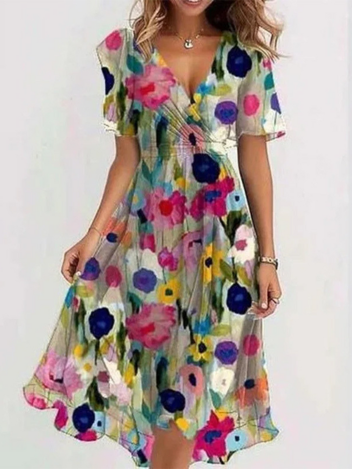 Alexa™ | Lässiges Boho-Kleid mit Farbverlauf