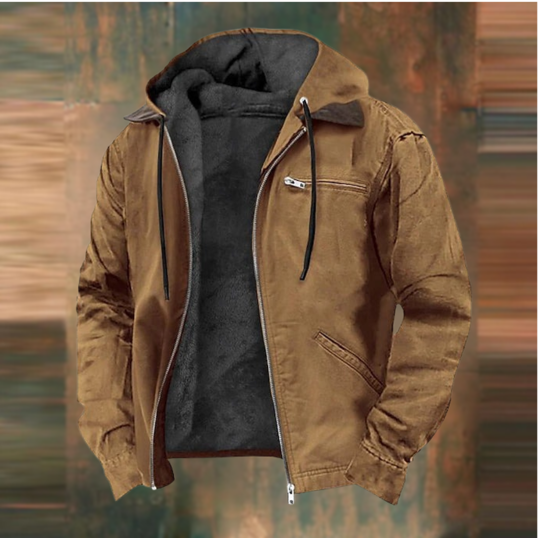 Matthias™ | Jacke mit Reißverschluss und Kapuze