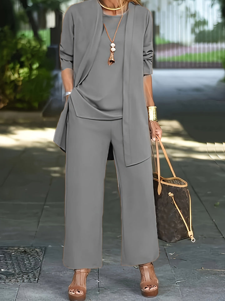 Eileen™ | Stilvolles, elegantes dreiteiliges Set