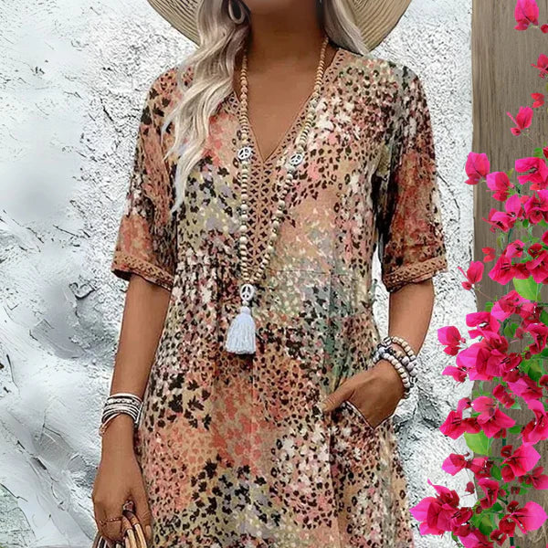 Ella™ | Fließendes Boho-Kleid