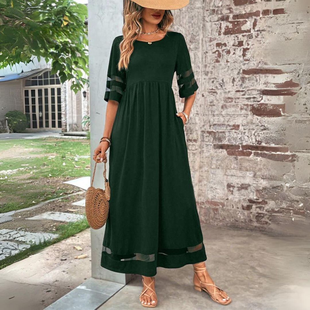 Jasmin™ | Elegantes A-Linien-Midikleid