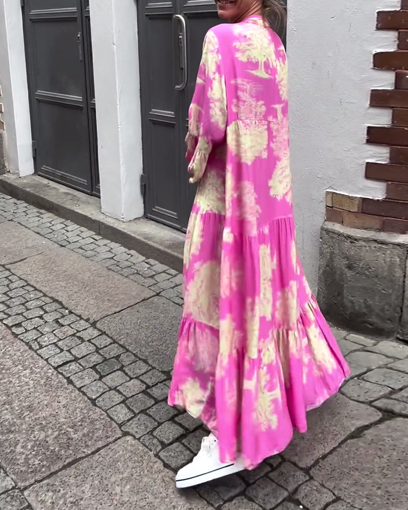 Margaret™ | Langes Blumenkleid