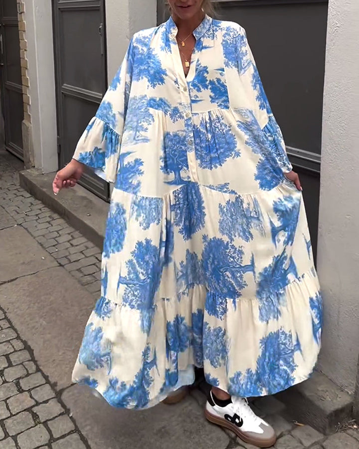 Margaret™ | Langes Blumenkleid