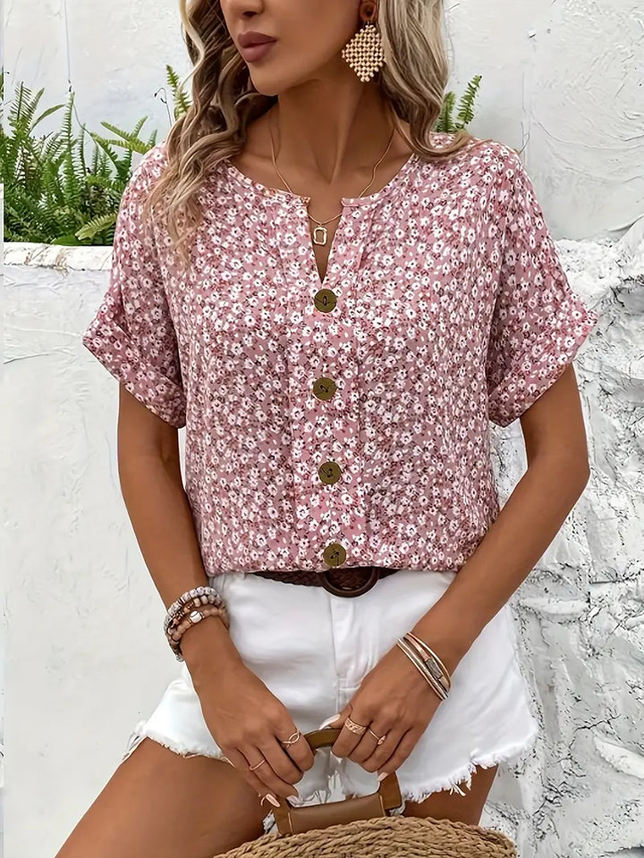 Rachel™ | Florales Sommeroberteil