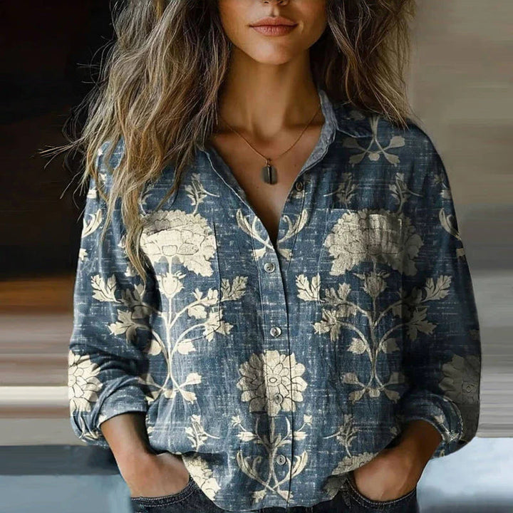 Aimee™ | Bluse mit Vintage-Print