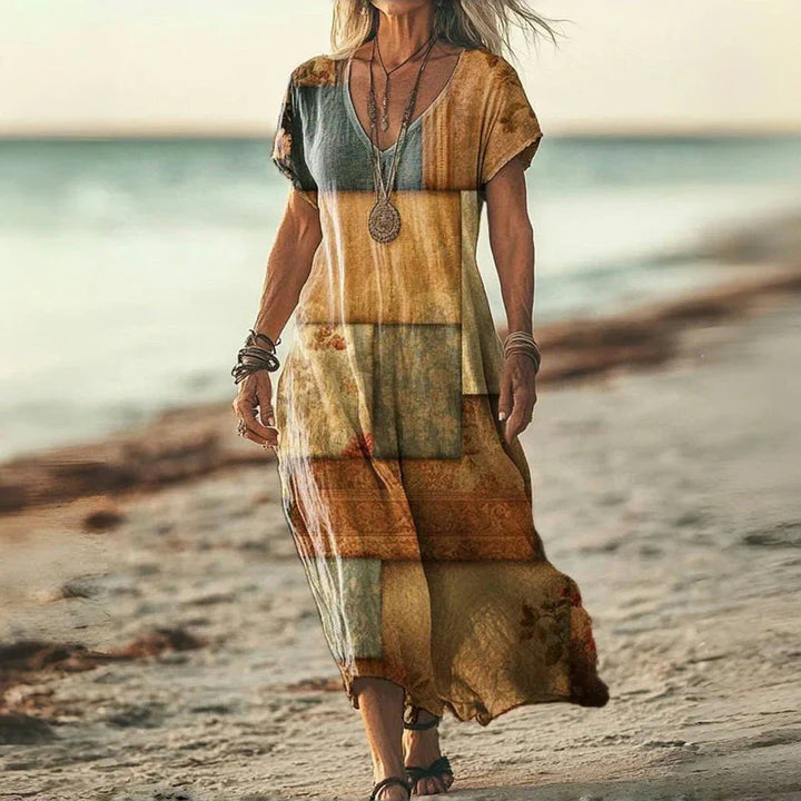 Farrah™ | Vintage-Kleid mit Farbverlauf