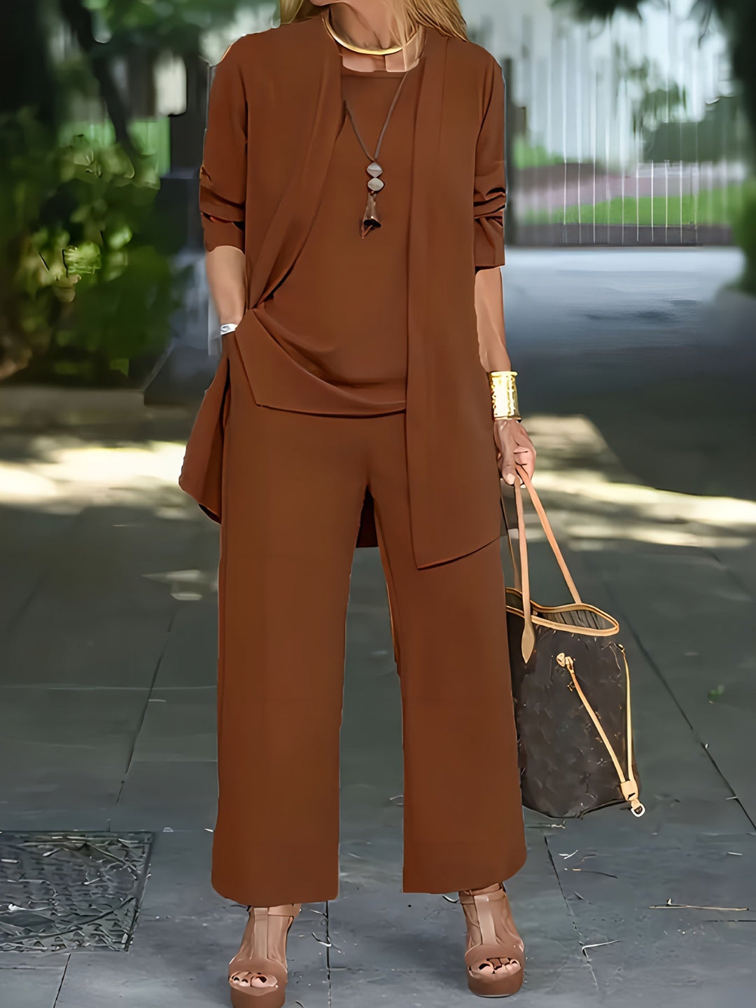 Eileen™ | Stilvolles, elegantes dreiteiliges Set