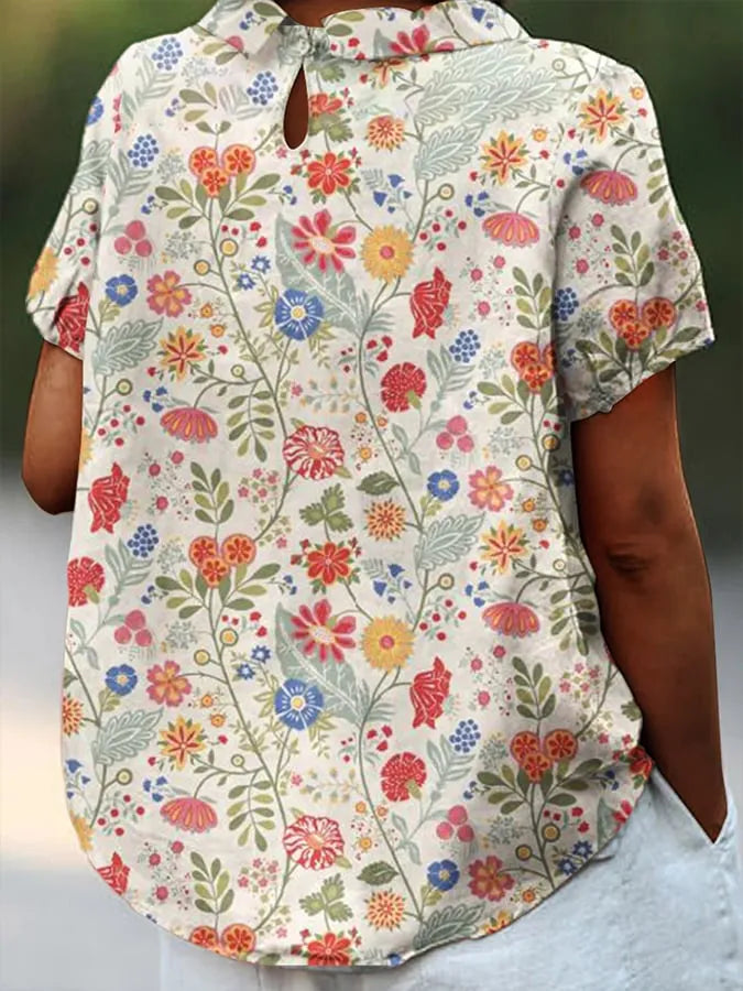 Ariella™ | Blumenhemd für Damen