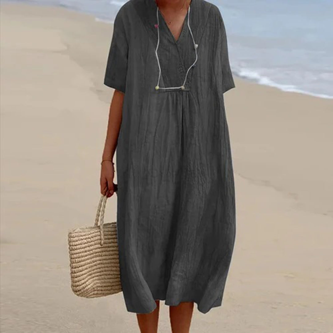 Jennifer™ | Midi-Kleid mit lockerer Passform