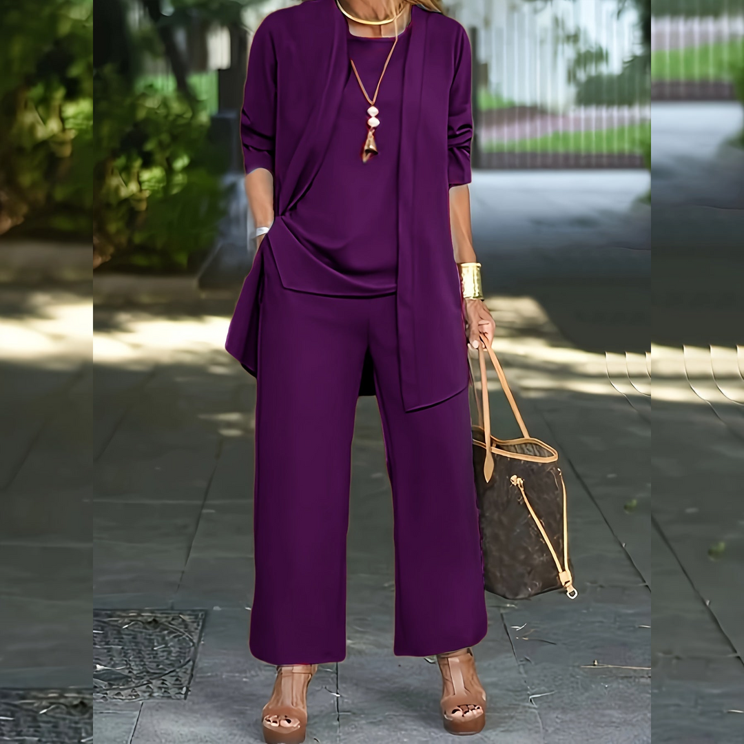 Eileen™ | Stilvolles, elegantes dreiteiliges Set