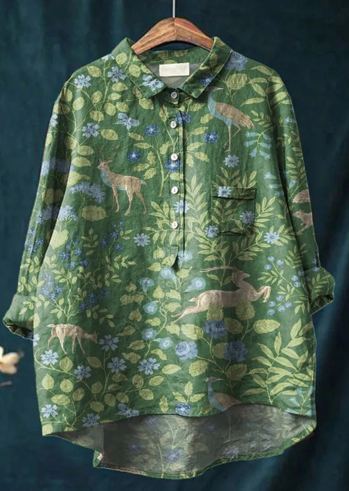 Alena™ | Klassische Bluse mit Blumenmuster