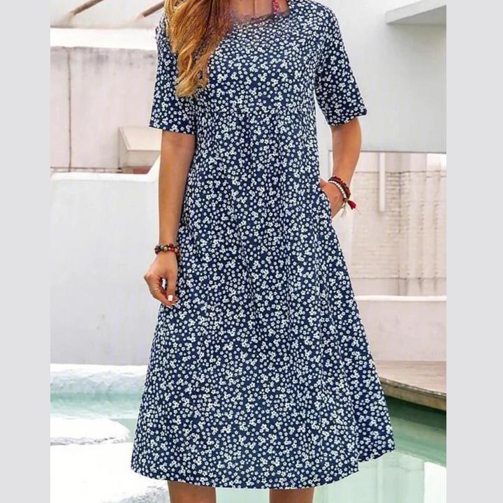 Fatima™ | Boho Sommerkleid wit Bauchabdeckung