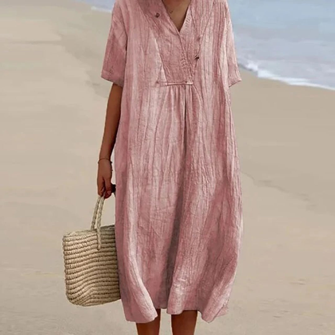 Jennifer™ | Midi-Kleid mit lockerer Passform