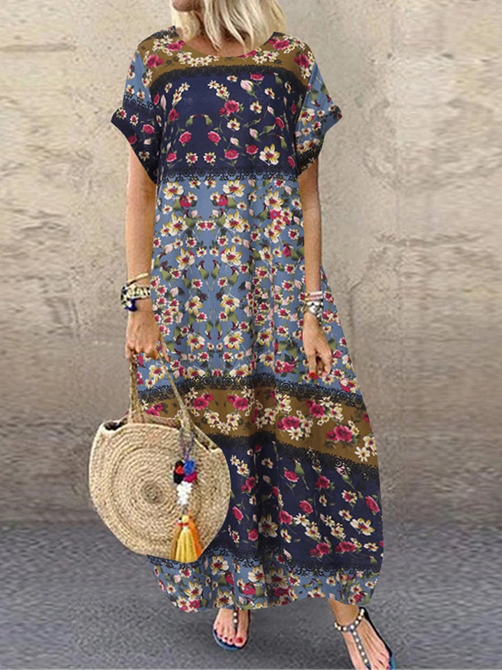 Carissa™ | Maxikleid mit Vintage-Print