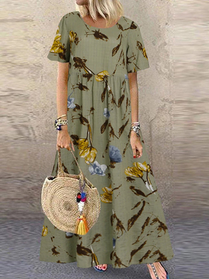 Carissa™ | Maxikleid mit Vintage-Print
