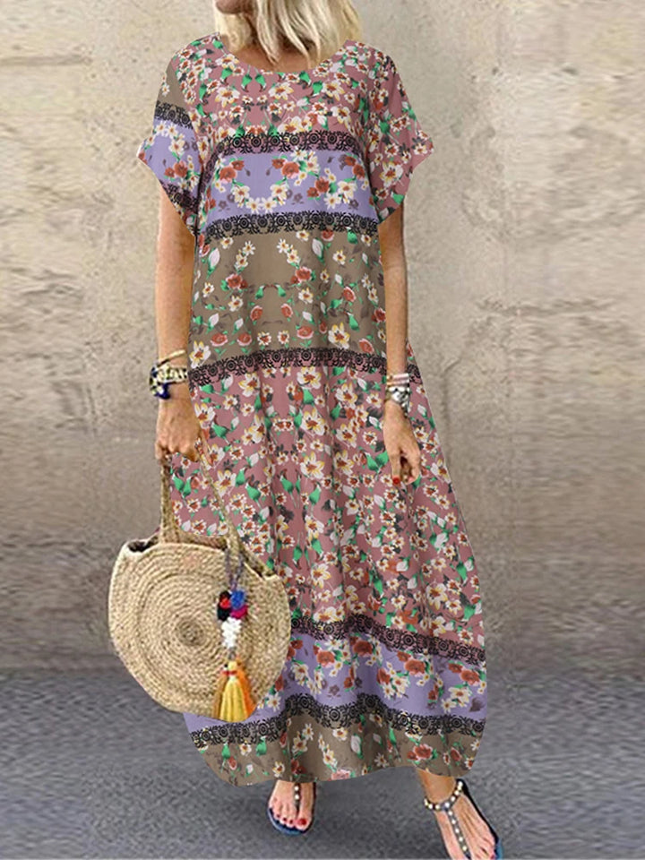 Carissa™ | Maxikleid mit Vintage-Print