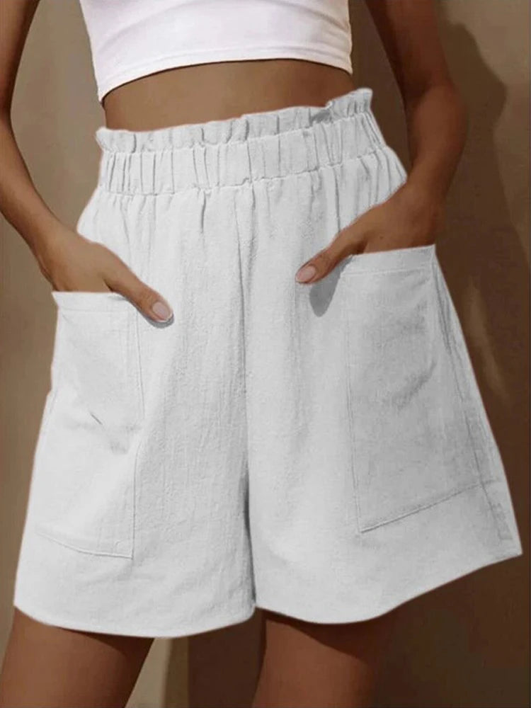 Selina™ | Shorts mit hoher Taille