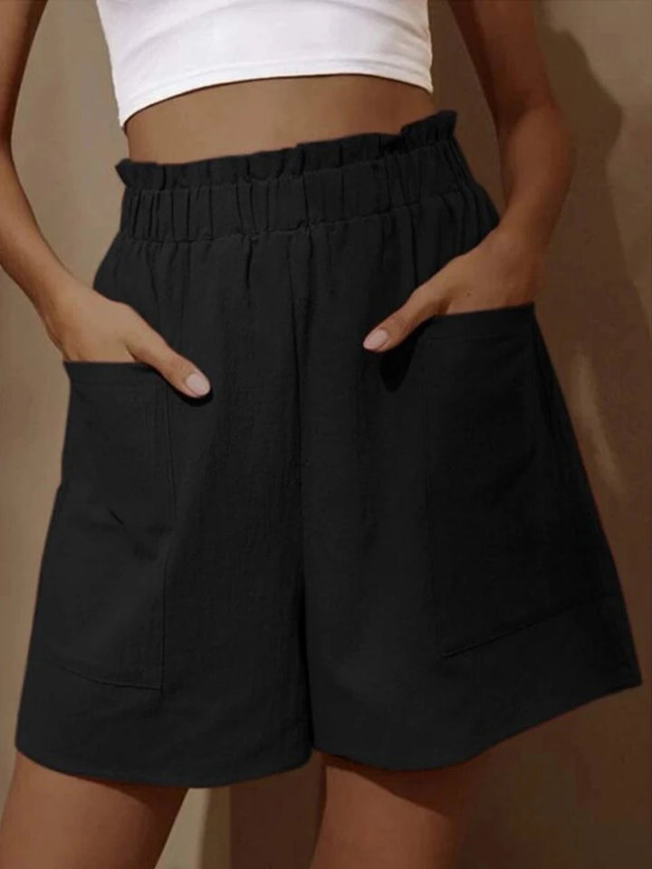 Selina™ | Shorts mit hoher Taille