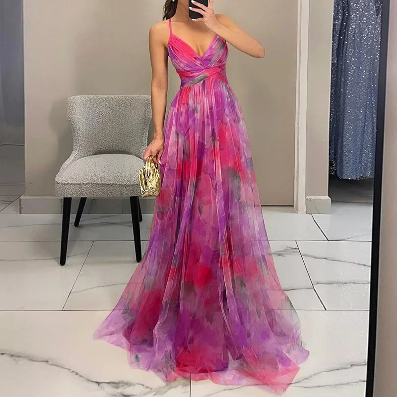 Penelope™ | Bezauberndes Maxikleid mit Blumendruck