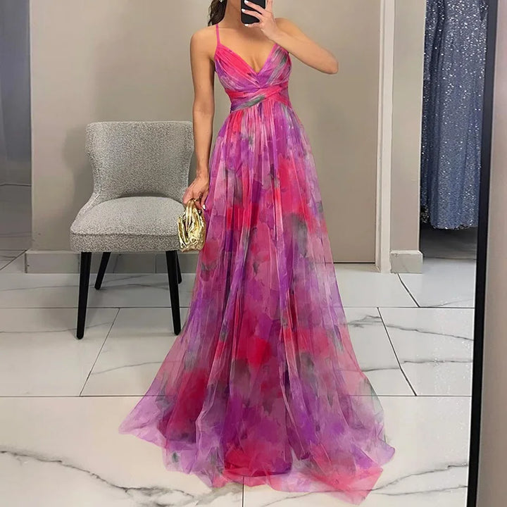 Penelope™ | Bezauberndes Maxikleid mit Blumendruck