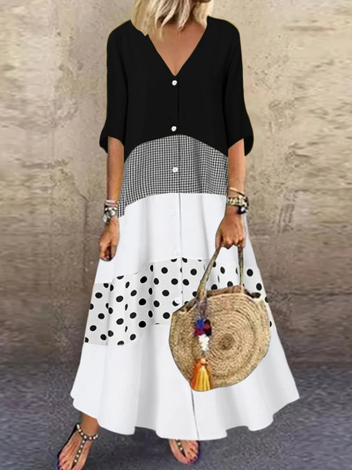 Carissa™ | Maxikleid mit Vintage-Print