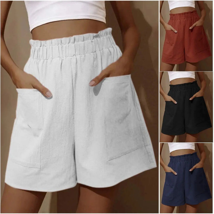 Selina™ | Shorts mit hoher Taille
