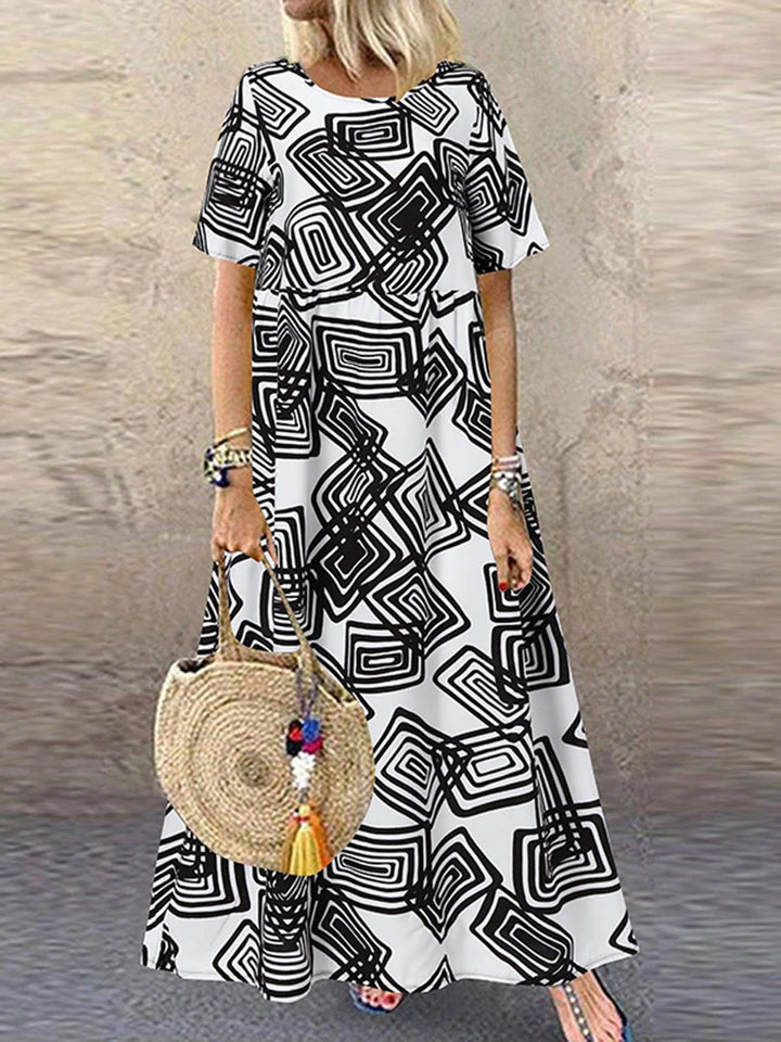 Carissa™ | Maxikleid mit Vintage-Print