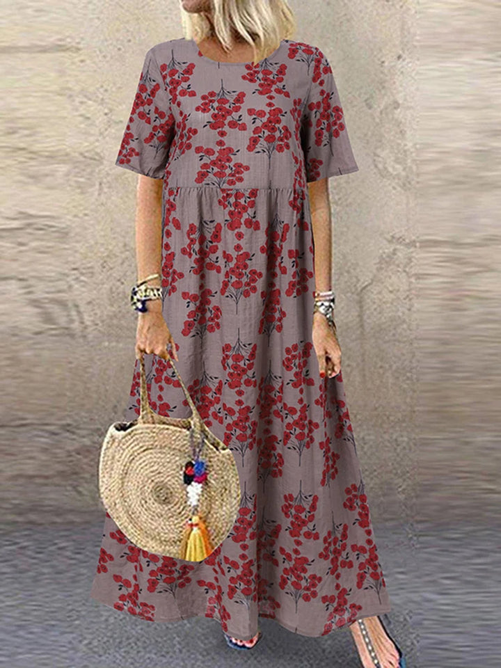 Carissa™ | Maxikleid mit Vintage-Print