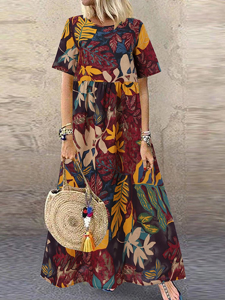 Carissa™ | Maxikleid mit Vintage-Print