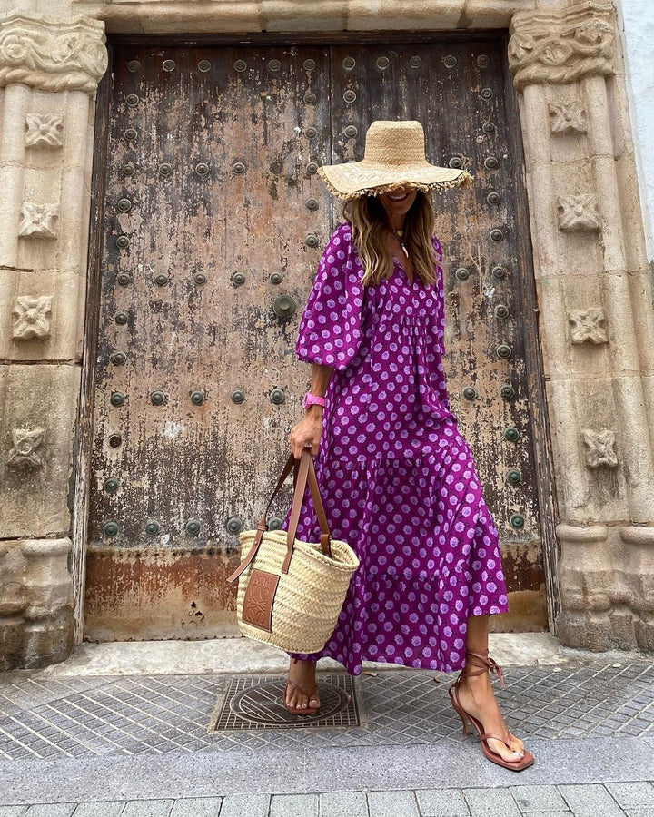 Corinna™ | Langes Kleid im Bohemian-Stil