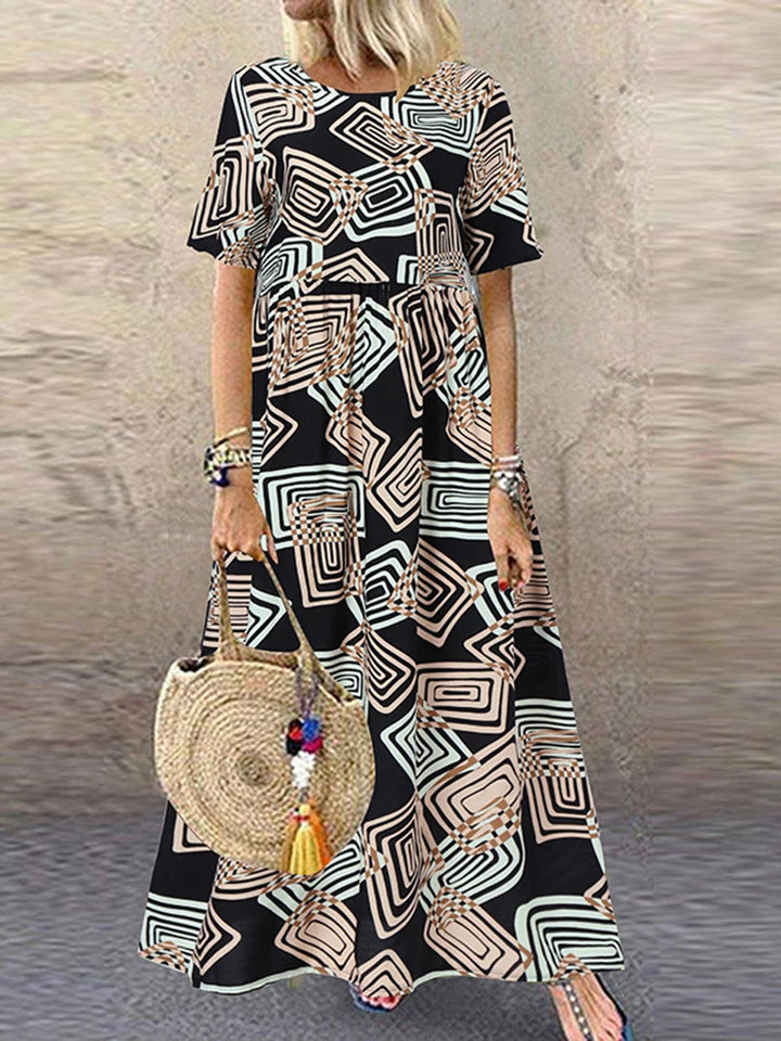 Carissa™ | Maxikleid mit Vintage-Print