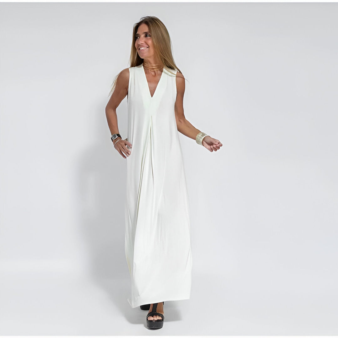 Nora™ | Eleganz Kleid-Set wit Bauchabdeckung