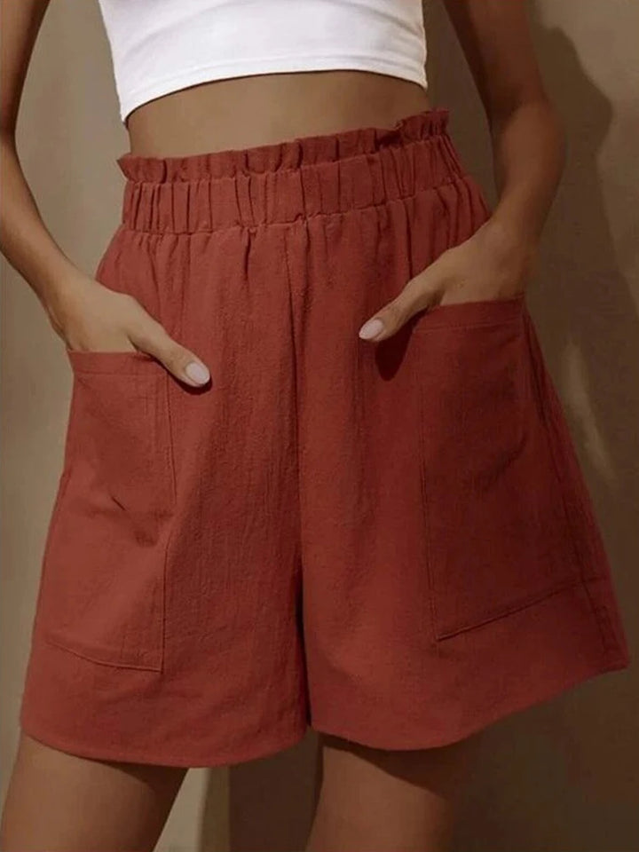 Selina™ | Shorts mit hoher Taille